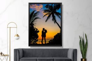 A0 Premium Glass Framed Picture